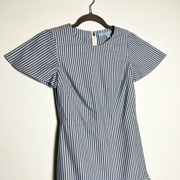 Draper James Blue and White Striped Dress - Picture 3 of 15